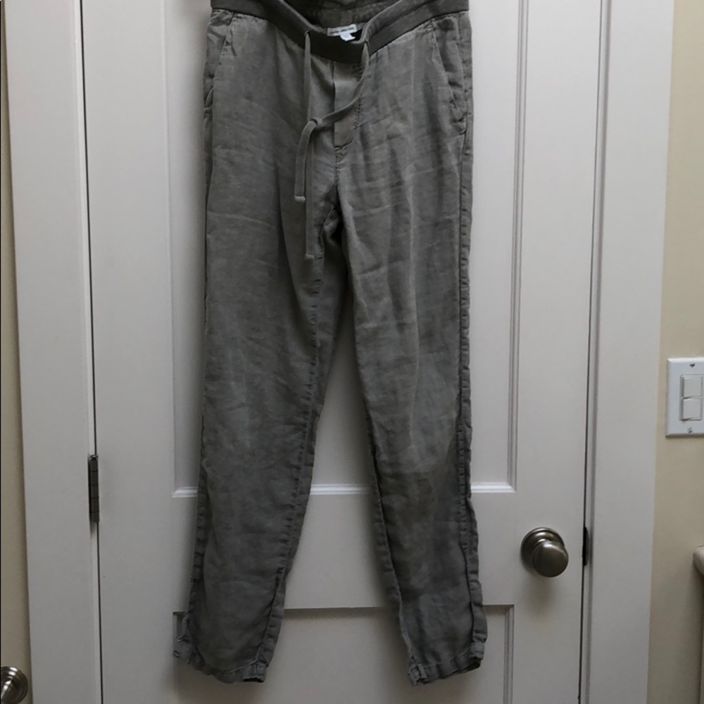 James Perse  linen draw string pants.